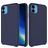 Mobigear Rubber Touch iPhone 11 Silikon Backcover - Marineblau
