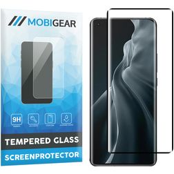 Mobigear Premium Xiaomi Mi 11 Panzerglas Gehärtetes Glas Displayschutz - Hüllenfreundlich - Schwarz
