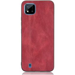 Mobigear Stitch Realme C11 (2020) Hülle Backcover - Rot