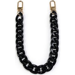 Mobigear Kunststoff Marble Chain Verstellbare Universal-Handykette - Schwarz