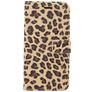 Mobigear Leopard iPhone XR Klapphülle Portemonnaie - Braun