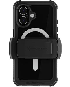 Ghostek Nautical Belt iPhone 16 Wasserdicht MagSafe Hülle Hardcase Backcover Stoßfest - Schwarz