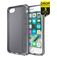 ITSkins SpectrumClear iPhone SE (2022) Hülle Flexibles TPU Backcover Stoßfest - Smoke