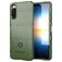 Mobigear Rugged Shield Sony Xperia 10 III Hülle Flexibles TPU Backcover Stoßfest - Grün