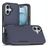 Mobigear Heavy Armor iPhone 16 Hülle Hardcase Backcover Stoßfest - Dunkelblau