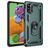 Mobigear Armor Ring Samsung Galaxy A41 Hardcase Backcover Shockproof mit Ringhalter - Grün
