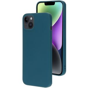 Mobiparts iPhone 14 Plus Silikon Hülle Backcover - Blueberry Blue