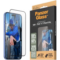 PanzerGlass Ultra-Wide Fit iPhone 16 Plus Gehärtetes Glas Displayschutz - Hüllenfreundlich