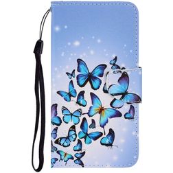 Mobigear Design Xiaomi Redmi 9 Hülle Klapphülle Geldbörse - Schmetterling