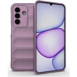 Mobigear Bumpy Samsung Galaxy A27 Hülle Flexibles TPU Backcover - Lila