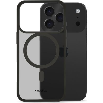 Mobilize Hybrid Pro iPhone 17 Pro MagSafe Hülle Hardcase Backcover Stoßfest - Schwarz