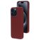 Mobiparts iPhone 15 Pro Max Silikon Hülle Backcover - Plum Red