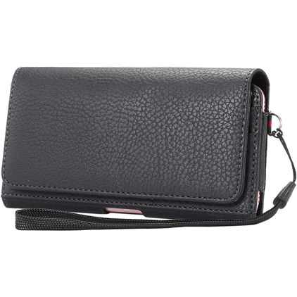 Mobigear Deluxe Belt Gürteltasche (max 16 cm x 8,3 cm) - Gürtelclip - Holster - Schwarz