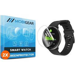 Mobigear Polar Ignite 3 Displayschutz Schutzfolie - Hüllenfreundlich - Schwarz (2er Pack)