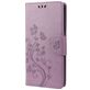 Mobigear Flowers Samsung Galaxy M23 Hülle Klapphülle Geldbörse - Lila