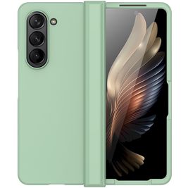 Mobigear Colors Samsung Galaxy Z Fold 5 Hülle Flexibles TPU Backcover - Minze