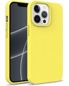 Mobigear Bio iPhone 13 Mini Hülle Umweltfreundliches Backcover - Gelb