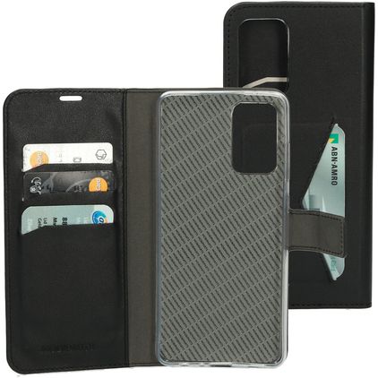Mobiparts Classic Wallet Samsung Galaxy A72 Hülle Klapphülle Geldbörse - Schwarz