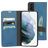 Mobiparts Classic Wallet Samsung Galaxy S21 Plus Hülle Klapphülle Geldbörse - Steel Blue