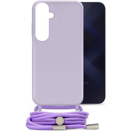 Mobilize Lanyard Gelly Samsung Galaxy A15 TPU (flexibel) Handykette - Pastel Purple