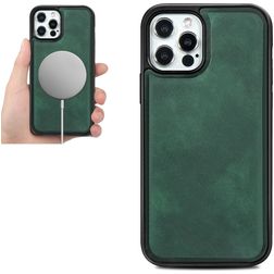 Mobigear Excellent iPhone 12 Pro Max MagSafe Hülle Backcover - Grün