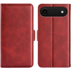 Mobigear Slim Magnet iPhone Air Hülle Klapphülle Geldbörse - Rot