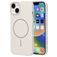 Mobiparts Slim Line iPhone 14 MagSafe Hülle Hardcase Backcover - Off White
