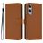 Mobigear Urban Wallet Samsung Galaxy S25 Edge Hülle Klapphülle Geldbörse - Braun