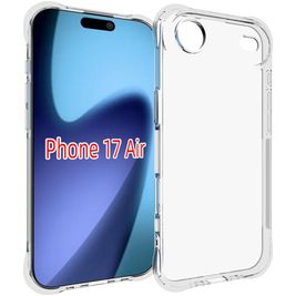 Mobigear Cushion Durchsichtig iPhone Air Hülle Flexibles TPU Backcover - Transparent