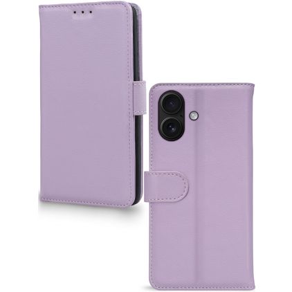Mobilize Premium Gelly iPhone 17 Hülle Klapphülle Geldbörse - Lila
