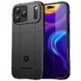 Mobigear Rugged Shield iPhone 18 Pro Max Hülle Flexibles TPU Backcover Stoßfest - Schwarz