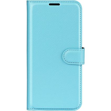 Mobigear Classic Samsung Galaxy M22 Hülle Klapphülle Geldbörse - Blau