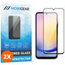 Mobigear Premium Samsung Galaxy A25 Panzerglas Gehärtetes Glas Displayschutz - Hüllenfreundlich - Schwarz (2er Pack)
