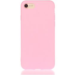 Mobigear Colors iPhone 7 Hülle Flexibles TPU Backcover - Pink