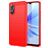Mobigear Brushed Slim OPPO A17 Hülle Flexibles TPU Backcover - Rot