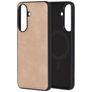 Mobiparts Classic Samsung Galaxy A57 MagSafe Hülle TPU,Kunstleder Backcover - Moonstone Beige