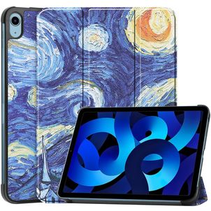 Mobigear Tri-Fold iPad 10 (2022) Hülle Klapphülle - Starry Sky