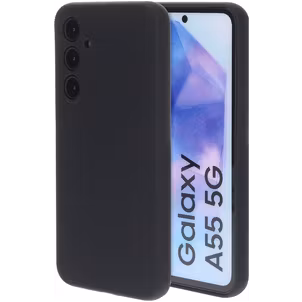 Mobiparts Samsung Galaxy A55 Silikon Hülle Backcover - Schwarz