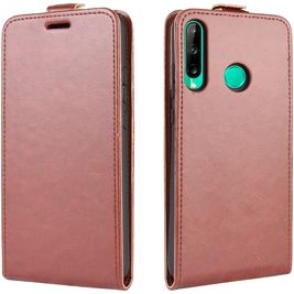 Mobigear Huawei P40 Lite E Hülle Flipcase - Braun