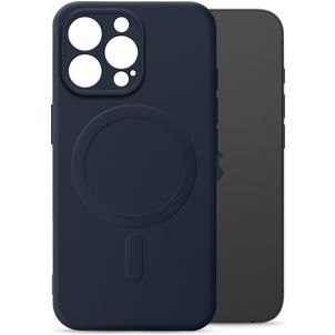 My Style Protective Flex iPhone 15 Pro MagSafe Hülle Flexibles TPU Backcover - Marineblau
