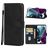 Mobigear Wallet Motorola Edge S30 Hülle Klapphülle Geldbörse - Schwarz
