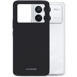 Mobilize Rubber Gelly POCO F6 Pro TPU (flexibel) Backcover - Matt Black