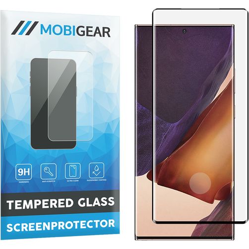 Mobigear Curved Samsung Galaxy Note 20 Ultra Panzerglas Displayschutz - Hüllenfreundlich - Schwarz