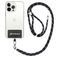 Mobigear Lanyard Universal-Handykette einstellbar - Schwarz / Gold