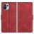 Mobigear Slim Magnet Xiaomi Mi 11 Lite Klapphülle Portemonnaie - Rot