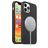 Mobigear Rubber Touch iPhone 12 Pro Silikon MagSafe Hülle Backcover - Schwarz