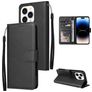 Mobigear Wallet iPhone 14 Pro Hülle Klapphülle Geldbörse - Schwarz