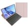 Mobigear Keys iPad Pro 11 Zoll (2025) Hülle QWERTY Bluetooth Tastatur Klapphülle + Stifthalter - Pink