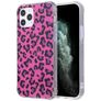 Mobigear Leopard iPhone 12 Pro Max Hülle Flexibles TPU Backcover - Pink