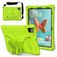 Mobigear Butterfly iPad Air 11 Zoll (2024) Hülle EVA Schaum Backcover + Schulterträger + Ständer - Grün